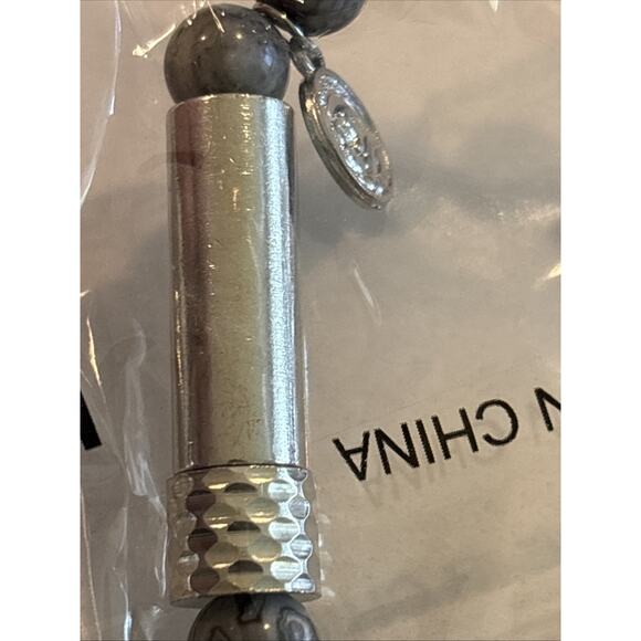 St. Padre Pio Stone Prayer Bracelet w/Prayer Card Patron Saint of Stress Relief - Picture 5 of 7